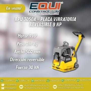 Compactadora Reversible Wacker – 9 HP, 4 Tiempos en La Candelaria Tlapala - Imagen 1