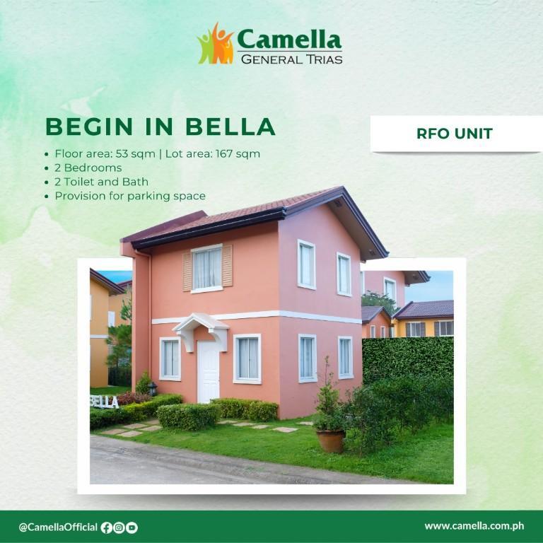 2 BEDROOM RFO UNIT FOR SALE IN CAMELLA GENERAL TRIAS CAVITE in General Trias - Image 1