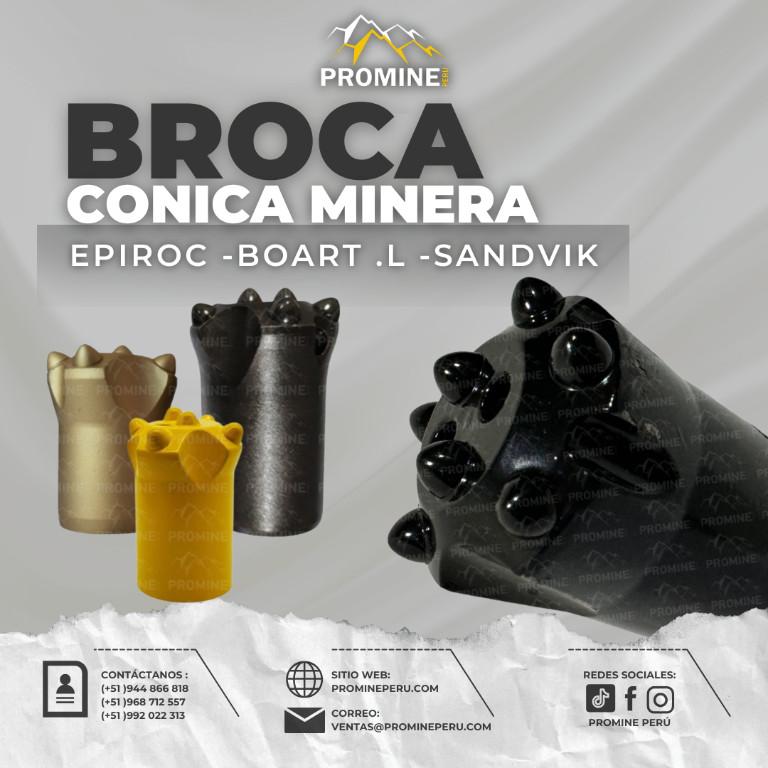 BROCA CÓNICA PARA ROCAS– PROMINE | MINEROS en el Callao - Imagen 1