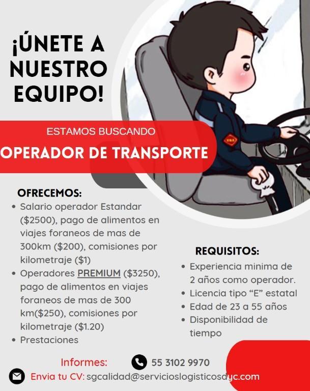 CHOFER / OPERADOR en Azcapotzalco - Imagen 1