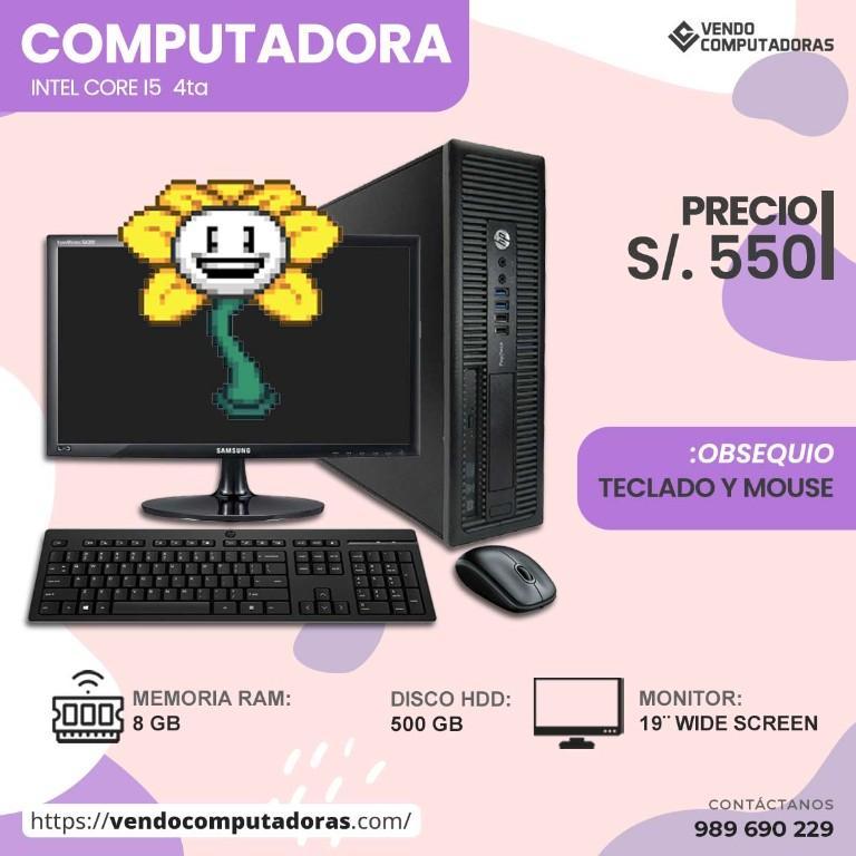 ¡PC Core i5 con Monitor + Regalo! en Lima - Imagen 2