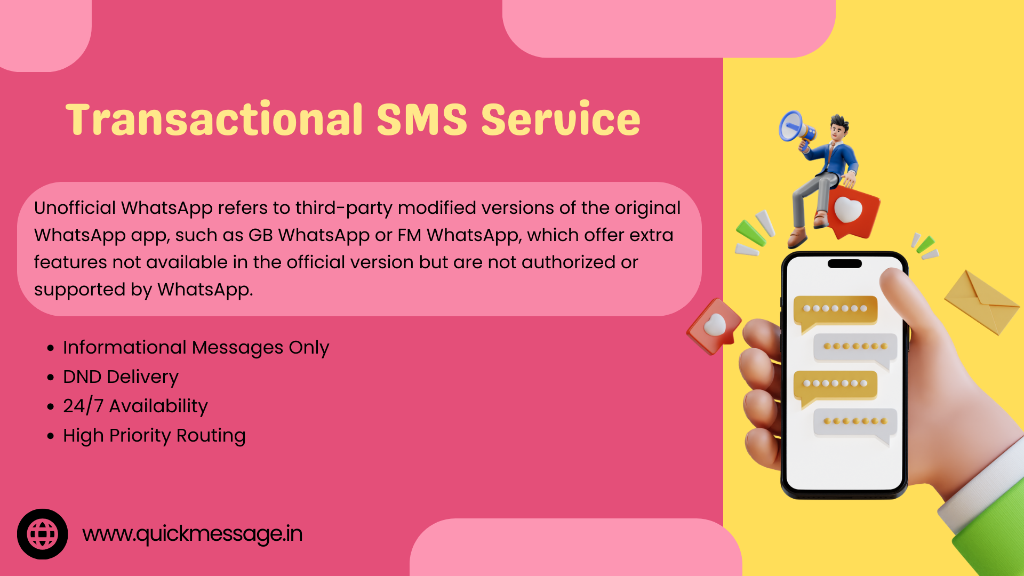 Transactional SMS Service – Reliable, Secure & Instant Messaging in Ghaziabad - Image 1