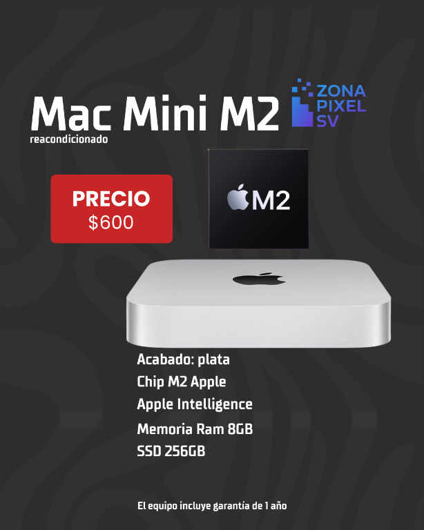 Mac Mini M2 de Apple en Cuscatancingo - Imagen 1