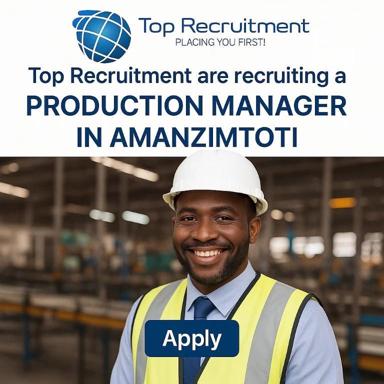 Production Manager in Umlazi - Image 1