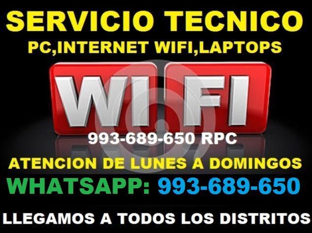 SOPORTE TECNICO A INTERNET REDES WIFI CABLEADOS A DOMICILIO en Perú - Imagen 1