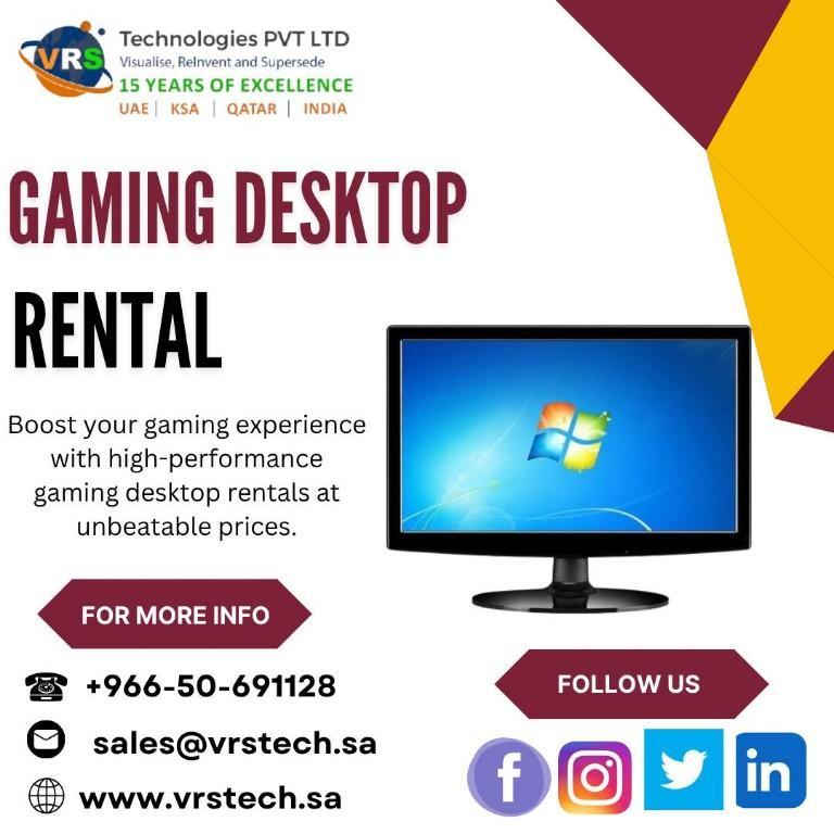 How Gaming Desktop Rentals Work Process, Pricing & Delivery in Saudi Arabia - Image 1