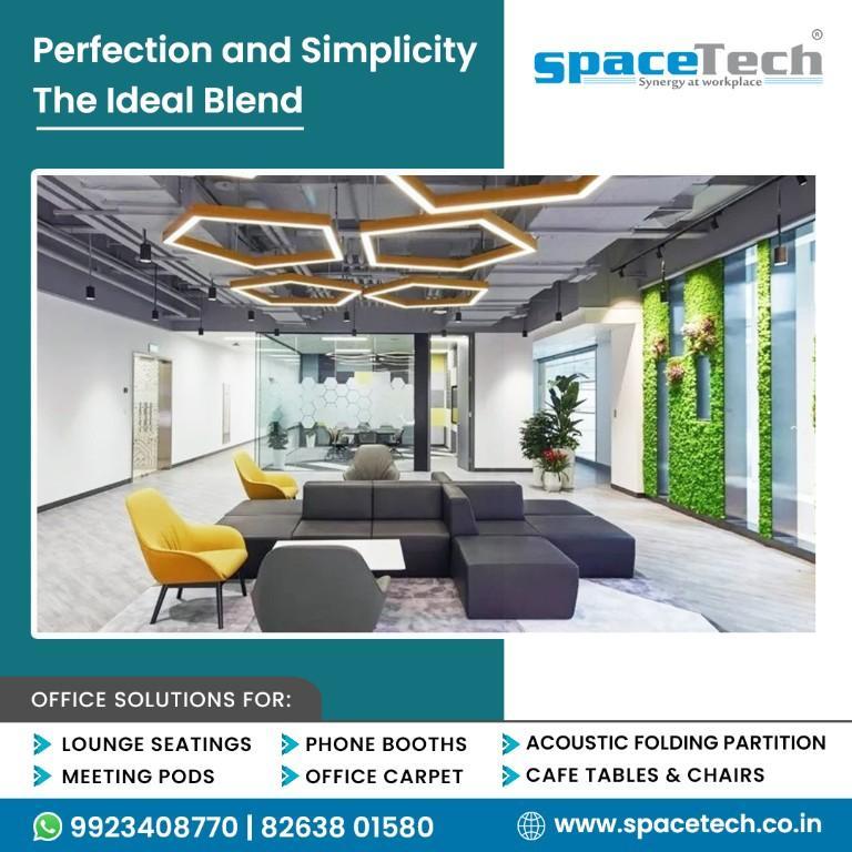 Office Modular Furniture PCMC - SpaceTech Interior in India - Image 1