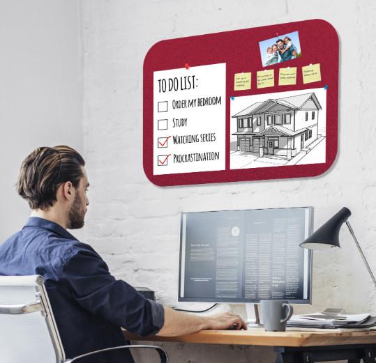Adhesive Pin Board (No Frame - 450*300mm - Various Colours) R149 in Randburg - Image 5