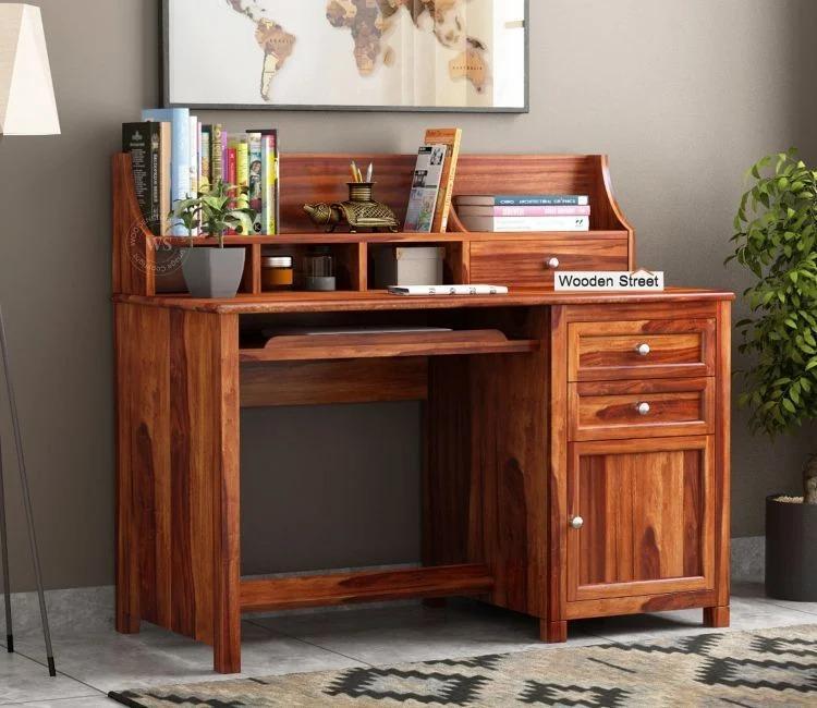 Study Table with Hutch and Spacious Drawers for Daily Use in Kalkere - Image 3