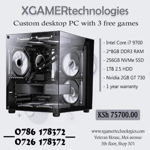 XgamerTechs built Core i7 9700 desktop computer in Nairobi - Image 1