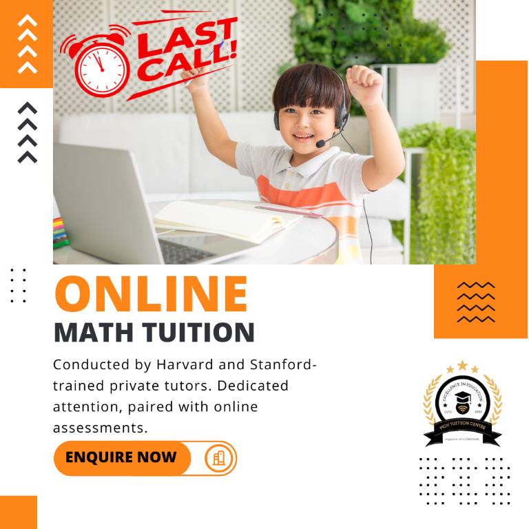 Online Math Tuition for Primary 4 (One lesson every week) in Outram - Image 1