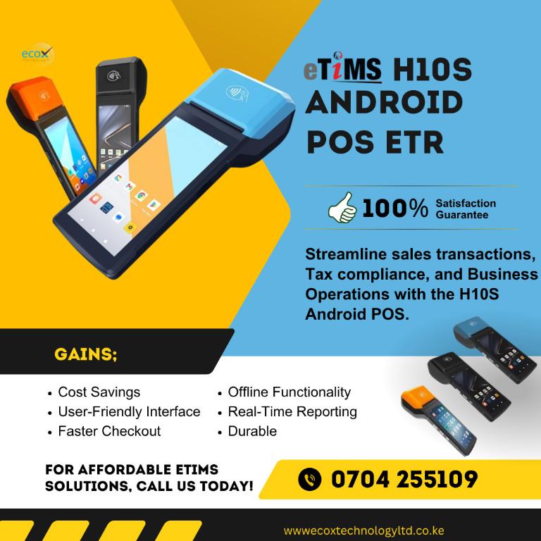 Automate Your Billing With eTIMS H10S Android POS Etr. in Kenya - Image 1