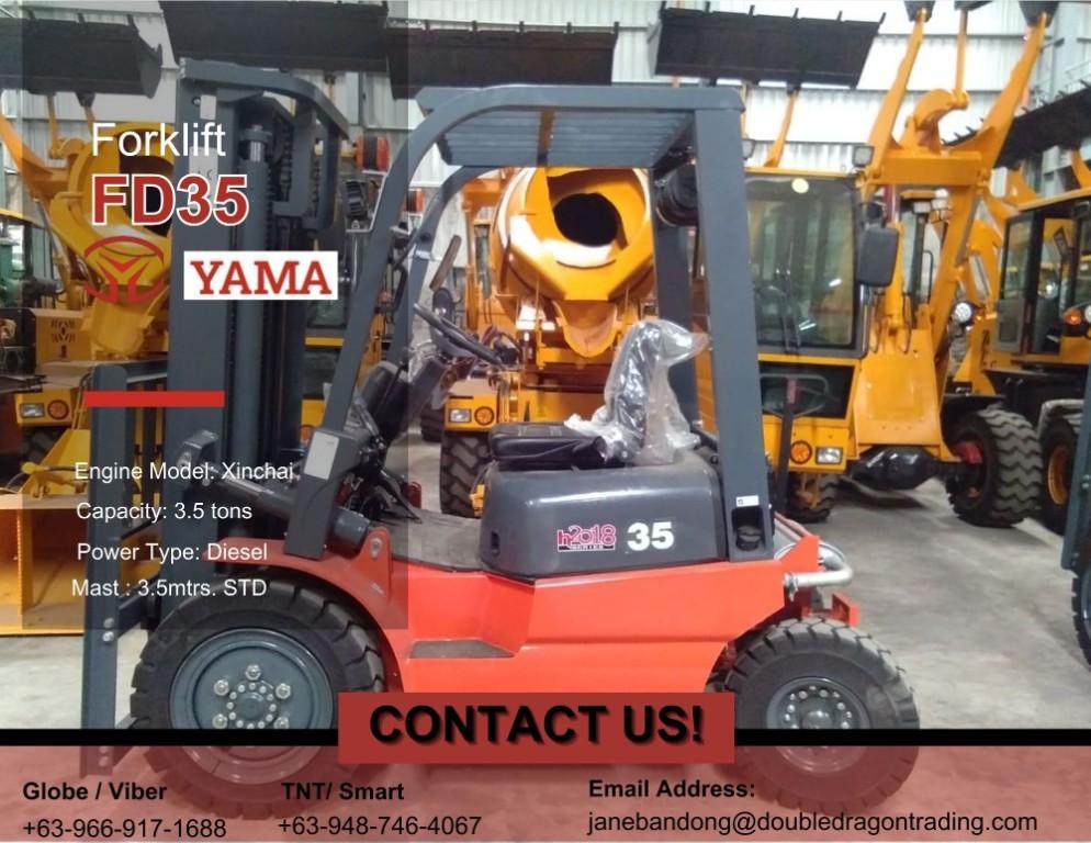 FORKIFT YAMA FD35 3.5 TONS STANDARD.. in Alabang - Image 1