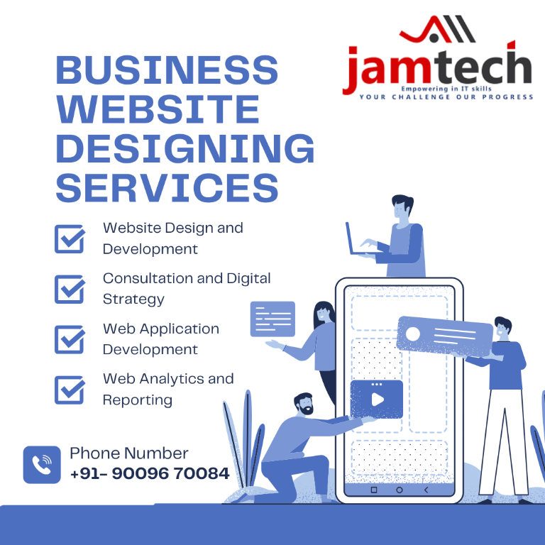 Business Website Designing Services — Jamtech Technologies in Lucknow - Image 1