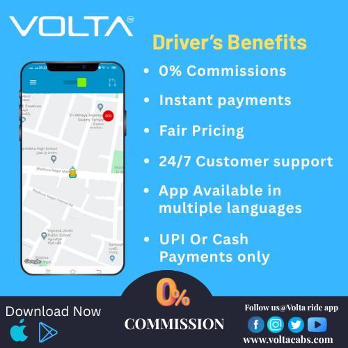 Cab Booking App – Book a Cab, Auto or Bike Ride | Volta Ride App in India - Image 1