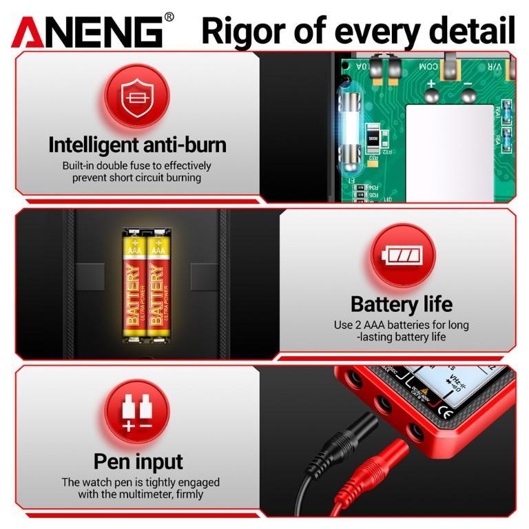 ANENG 620A 6000 Counts Digital Smart Multimeter Tester in Canada - Image 2