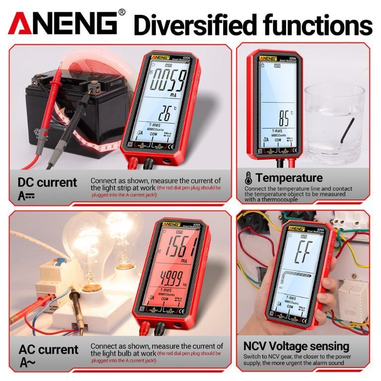 ANENG 620A 6000 Counts Digital Smart Multimeter Tester in Canada - Image 8