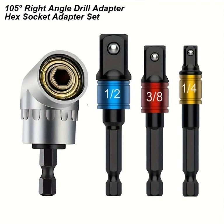4pcs/Set, Impact Grade Power Hand Tools, Driver Sockets Adapter in Canada - Image 9