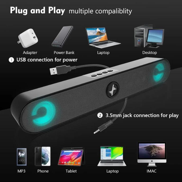 Lenrue A25 USB Computer Speaker in Washington DC - Image 6