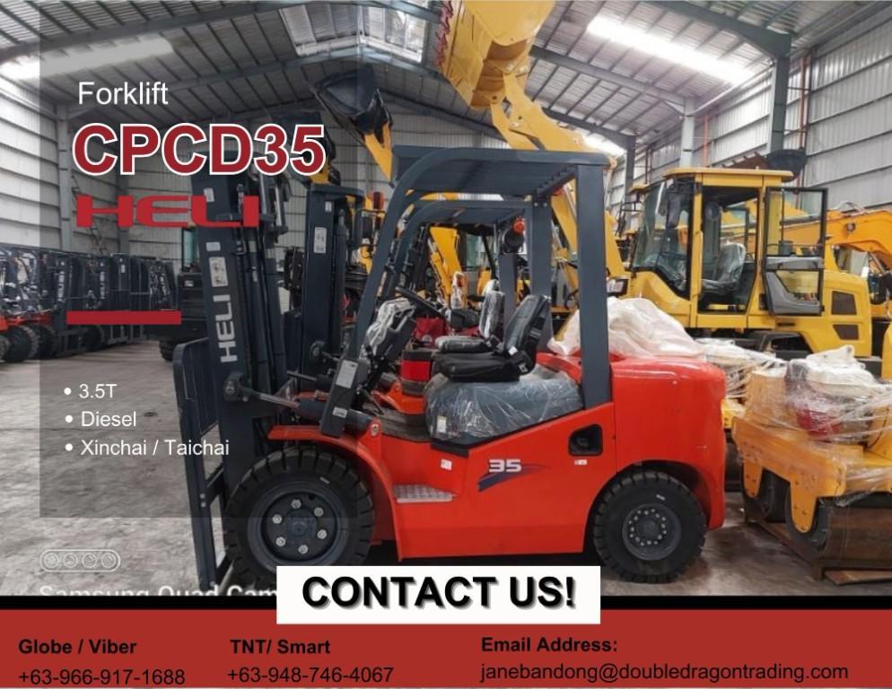 HELI CPCD35 STANDARD 3.5T FORKLIFT. in Philippines - Image 1