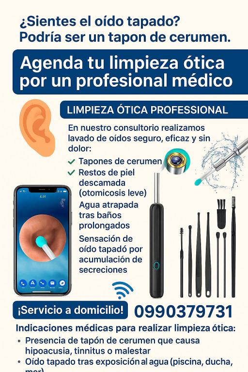 LIMPIEZA ÓTICA PROFESIONAL en Ibarra - Imagen 1