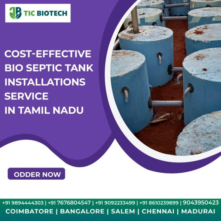 TIC Biotech Cost Effective Bio Septic Tank Installations Service in Peelamedu - Image 1