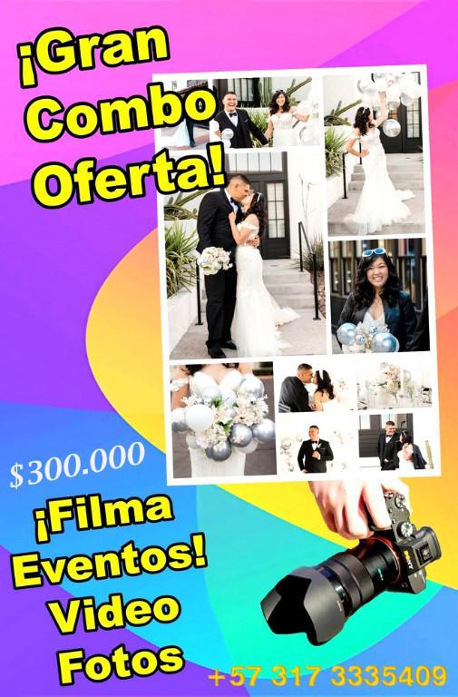 COMBO EVENTOS FILMACIONES en Piedecuesta - Imagen 1