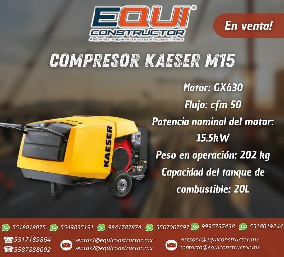 Compresor, Kaeser M15. en Cuauhtémoc - Imagen 1