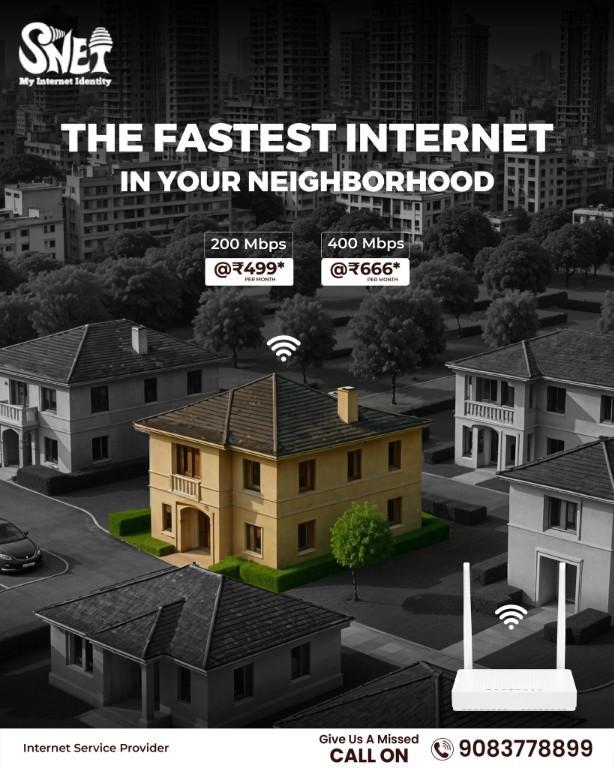 SNET Networks – Best Internet Provider in Mumbai in India - Image 1