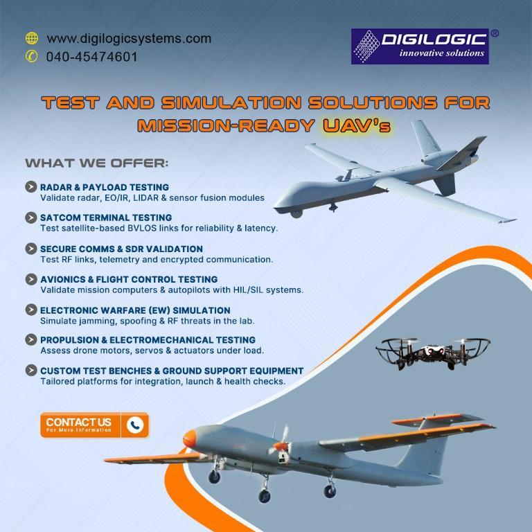 Test and Simulation Solutions for Unmanned Aerial Vehicles in India - Image 1