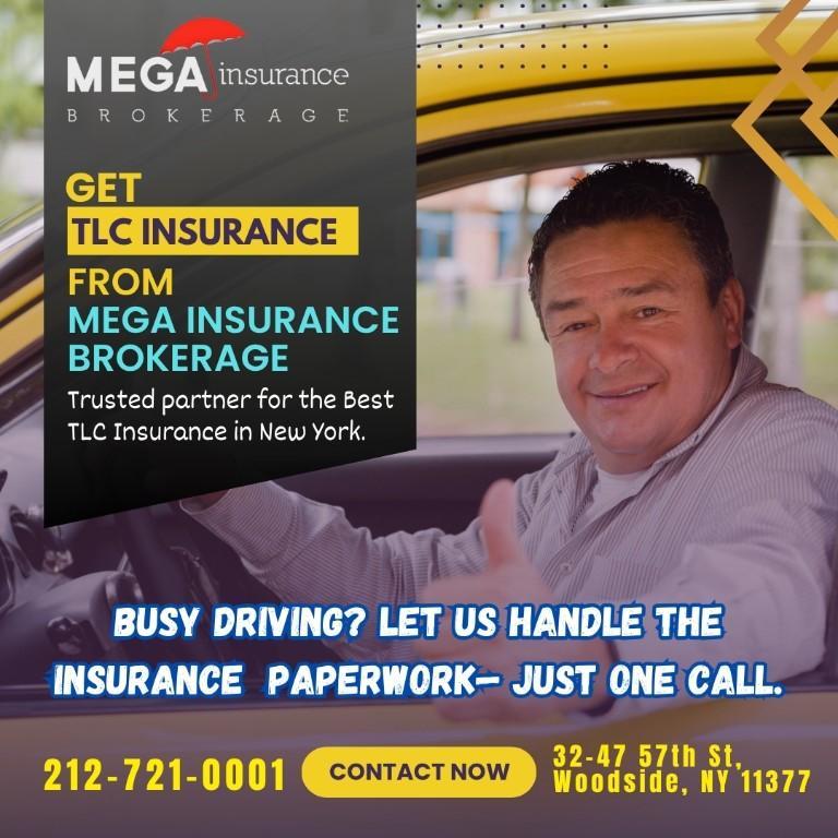 Get TLC Insurance from Mega Insurance Brokerage in New York - Image 1