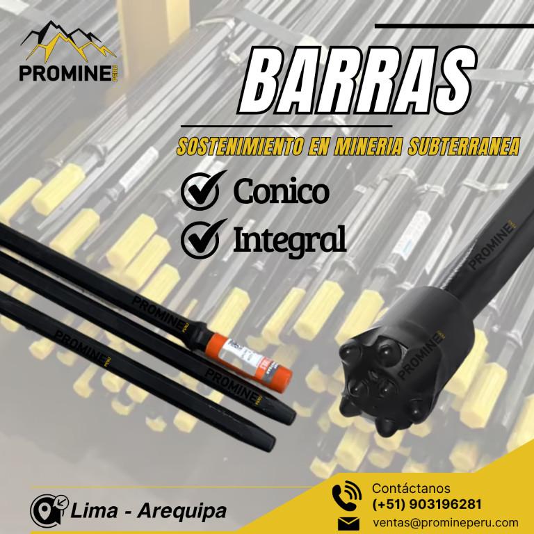 BARRAS CÓNICAS E INTEGRALES PARA PERFORACIÓN MINA en el Callao - Imagen 1