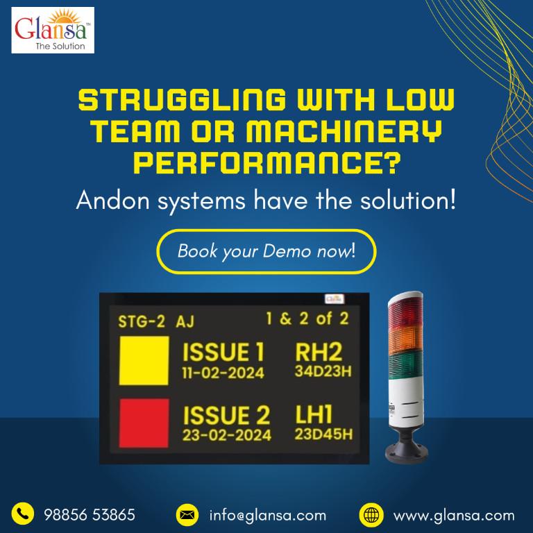 Wireless Andon System for Real-Time Factory Alerts – Glansa in Palāni - Image 1