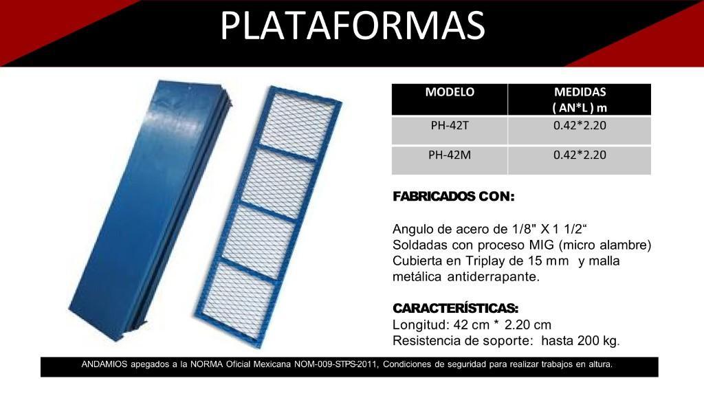 VENTA DE PLATAFORMAS IFAMSA en Ecatepec - Imagen 1