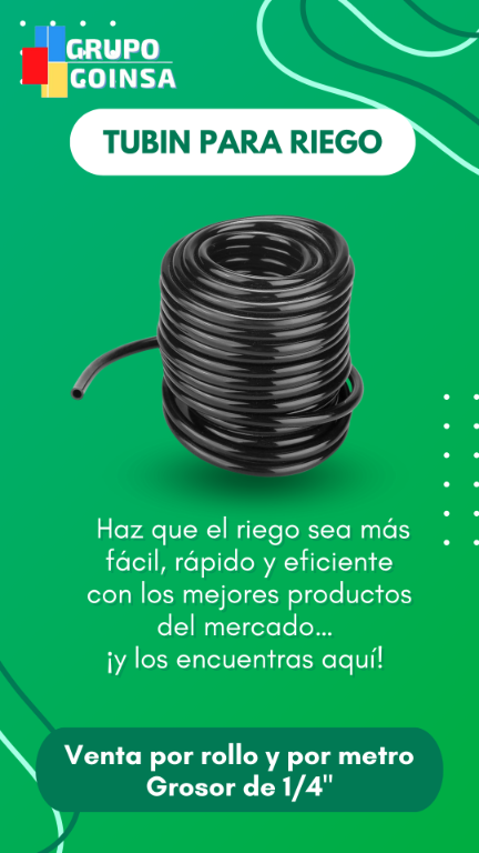 Tubin de Riego – Precisión en Cada Gota en México - Imagen 1