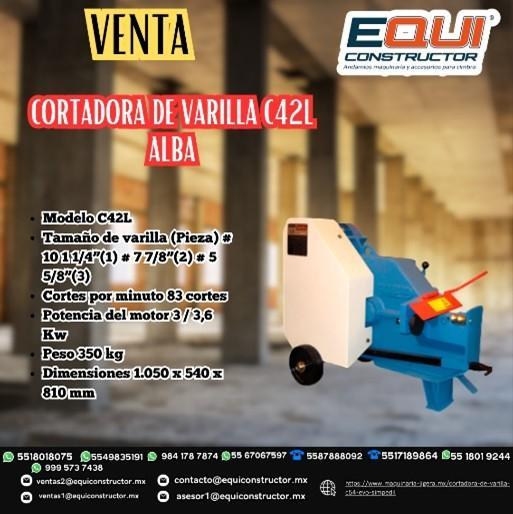 C42L ALBA rendimiento confiable en corte de varilla en Ciudad de México (CDMX) - Imagen 1
