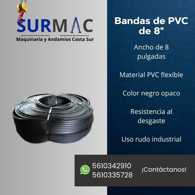 Banda de PVC de 8” en México - Imagen 1