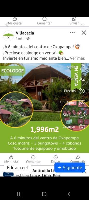 UNICO ECOLODGE FAMILIAR ESTILO TIPICO ALEMÁN en Oxapampa - Imagen 8