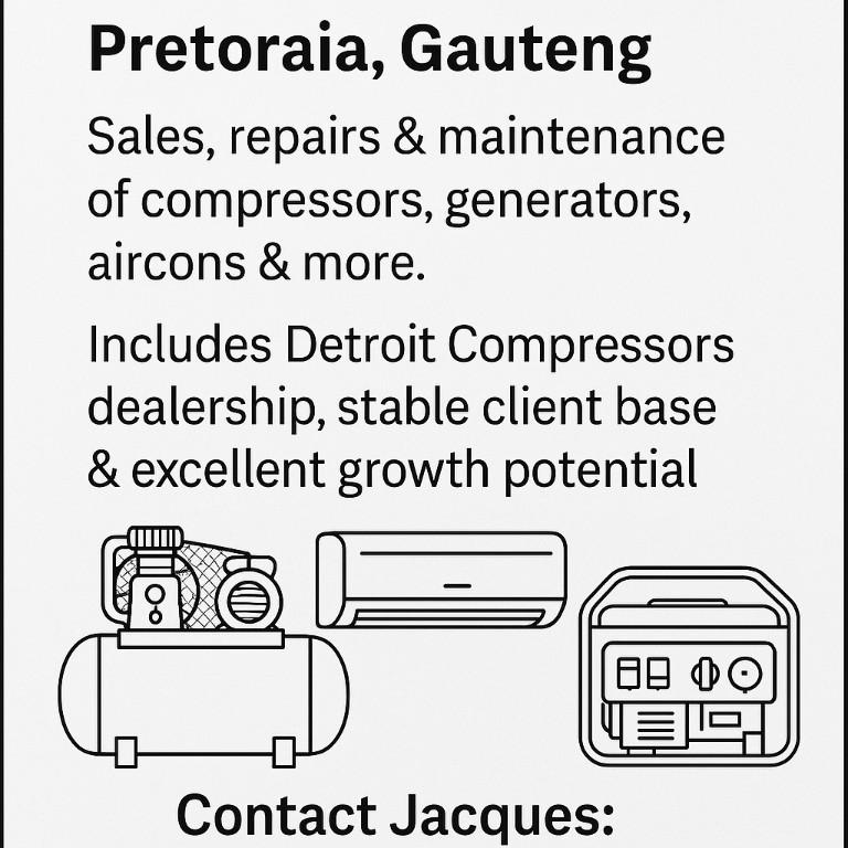 Established Technical Services Business for Sale – R3.5M in Centurion - Image 1