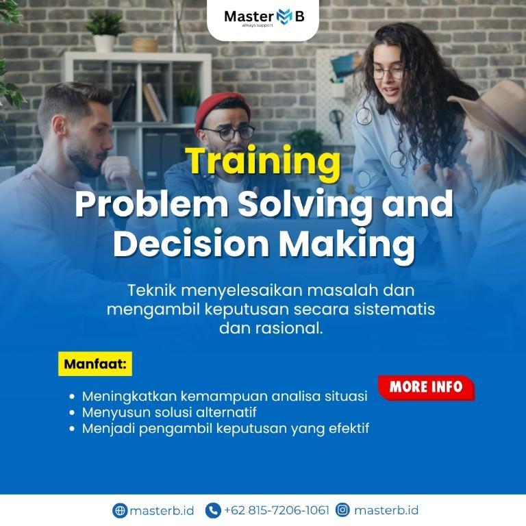 Training Problem Solving & Decision Making by MasterB in Bandung - Image 1