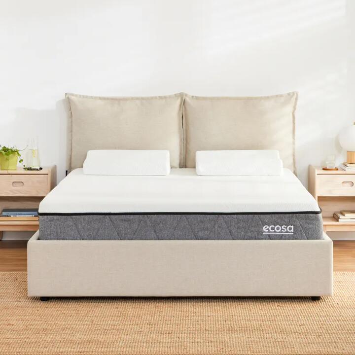 Sierra Storage Bed Frame - Double / Oyster Shell in Dunedin - Image 1
