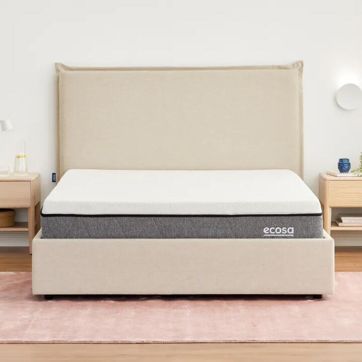 Alta Storage Bed Frame - Queen / Oyster Shell in Rotorua - Image 1