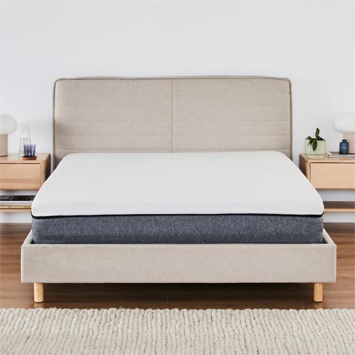 Nova Bed Frame - Queen / Oyster Shell in North Shore - Image 1