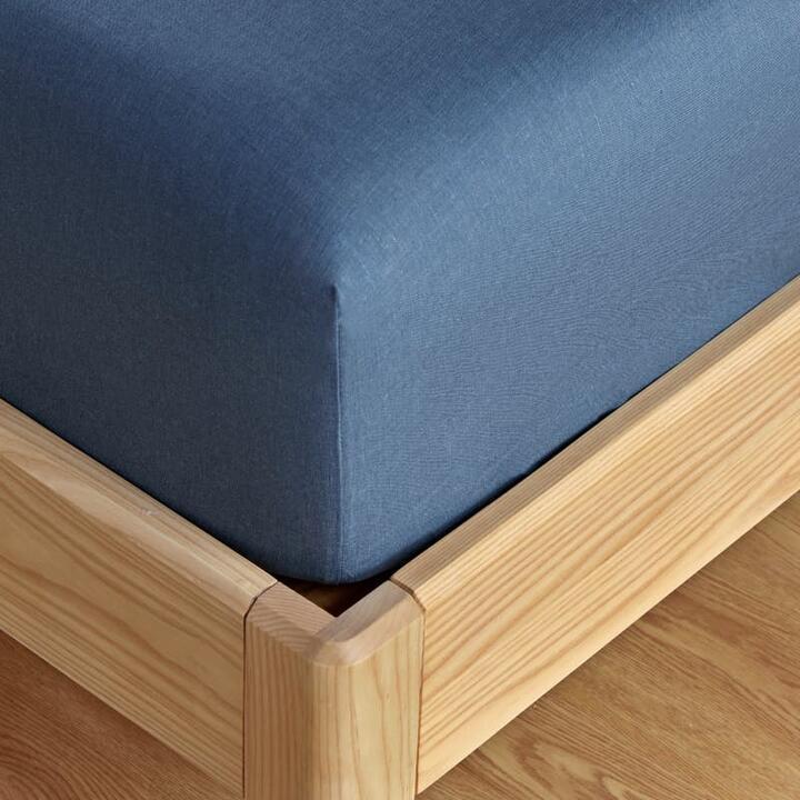 Bamboo Flax Linen Bedding - Fitted sheet / King NZ / Storm … in Waitakere - Image 1