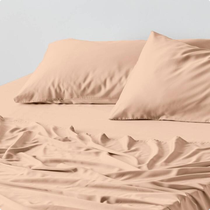 Ecosa Bamboo Bedding - Sheet set / Single / Peach Glow in Waitakere - Image 1