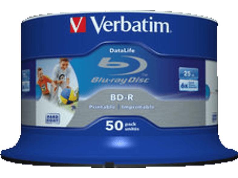 VERBATIM 43812 BD-R Single Layer HTL 25GB 6X Rohling in Herne - Bild 1