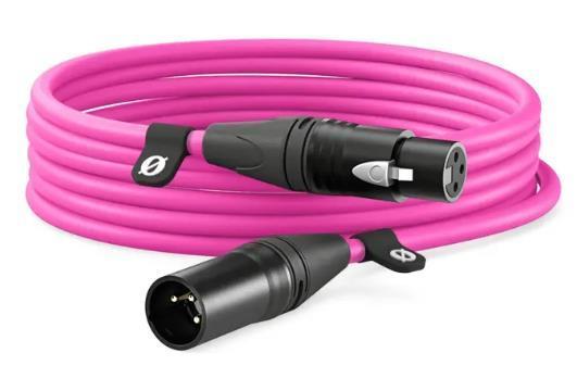 Rode XLR Cable Pink 3 Meters in Adelaide - Image 1
