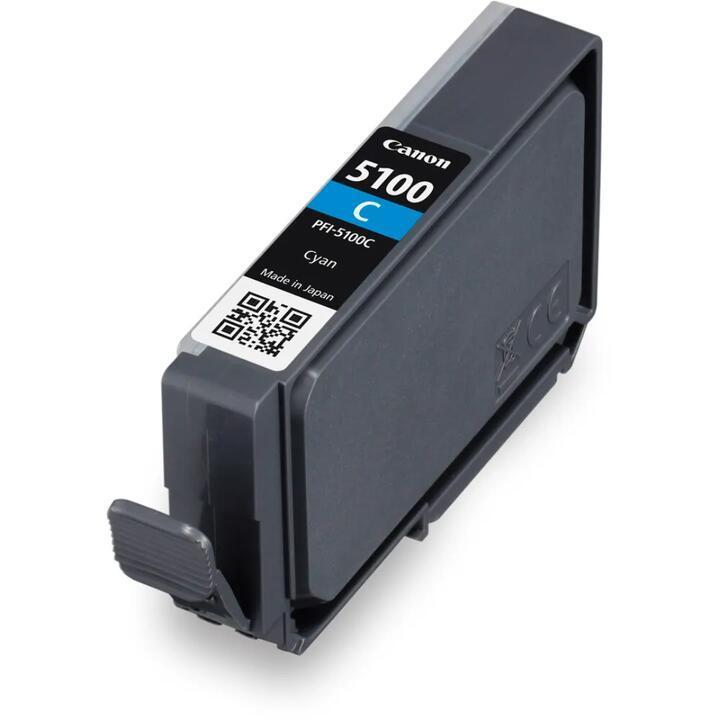 Canon PFI-5100C Ink Tank- Cyan Ink in Newcastle - Image 1