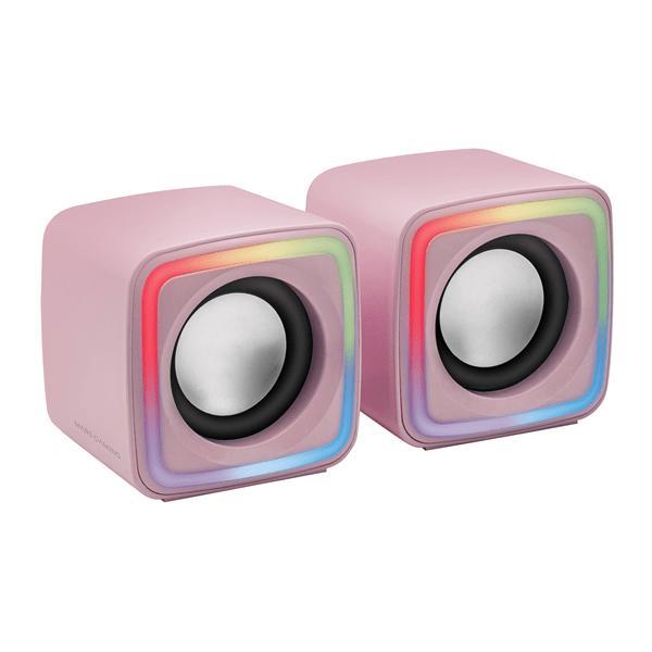 ALTAVOCES MARS GAMING MSCUBE ROSA RGB en Tarragona - Imagen 1