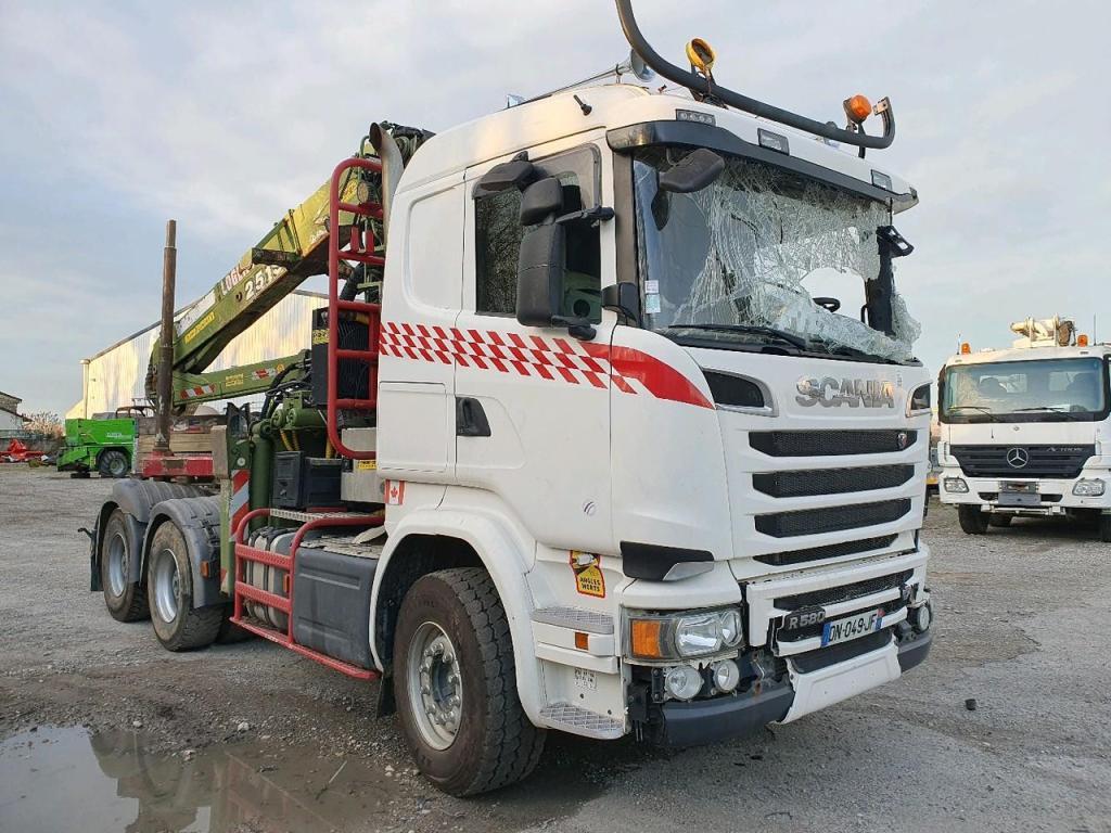 SCANIA R 580 FOREST GRUE à Valence - Photo 1